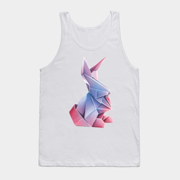 Origami Rabbit Tank Top by AStu